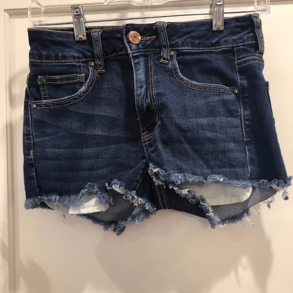 American American Eagle Jean Shorts Size 2 Cut off